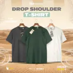 Drop Shoulder T-Shirt | 3pc Combo Set-2